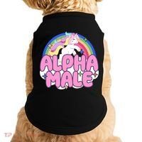 Alpha Male Unicorn Rainbow Doggie Tank thumb 0