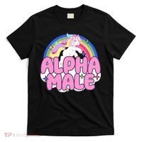 Alpha Male Unicorn Rainbow T-Shirt thumb 0