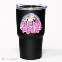 Alpha Male Unicorn Rainbow Tumbler thumb 0