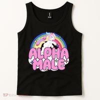 Alpha Male Unicorn Rainbow Tank Top thumb 2