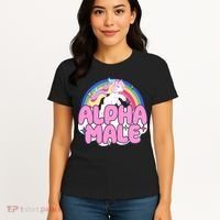 Alpha Male Unicorn Rainbow Women's T-Shirt thumb 4