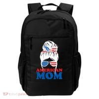 American Mom Usa Hair Bun Backpack thumb 0