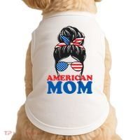 American Mom Usa Hair Bun Doggie Tank thumb 0
