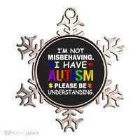 I'm Not Misbehaving I Have Autism Ornament thumb 0