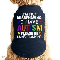 I'm Not Misbehaving I Have Autism Doggie Tank thumb 0