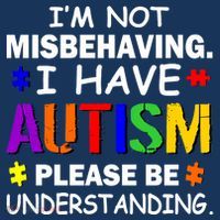I'm Not Misbehaving I Have Autism Apron thumb 3