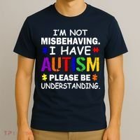 I'm Not Misbehaving I Have Autism T-Shirt thumb 3