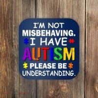 I'm Not Misbehaving I Have Autism Coaster thumb 0