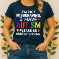 I'm Not Misbehaving I Have Autism Women's T-Shirt thumb 2