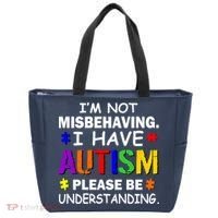 I'm Not Misbehaving I Have Autism Tote Bag thumb 0
