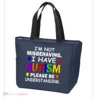 I'm Not Misbehaving I Have Autism Tote Bag thumb 3
