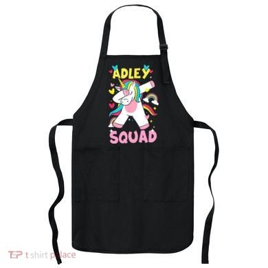 Adley Merch Unicorn Design Apron