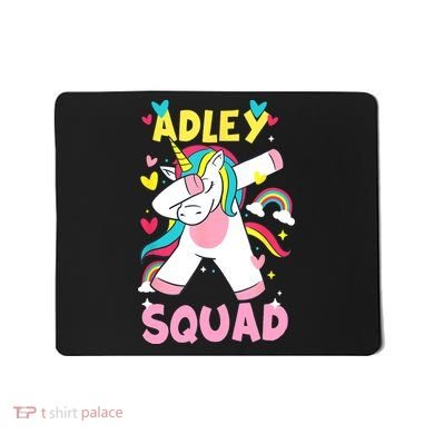 Adley Merch Unicorn Design Mousepad