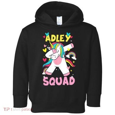 Adley Merch Unicorn Design Toddler Hoodie