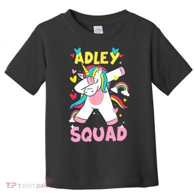 Adley Merch Unicorn Design Toddler T-Shirt