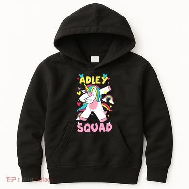 Adley Merch Unicorn Design Kids Hoodie