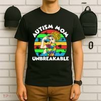 Autism Mom Unbreakable T-Shirt thumb 6