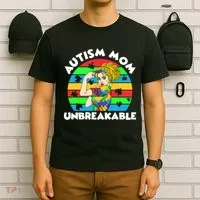 Autism Mom Unbreakable T-Shirt thumb 6
