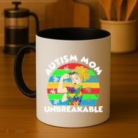 Autism Mom Unbreakable Coffee Mug thumb 4