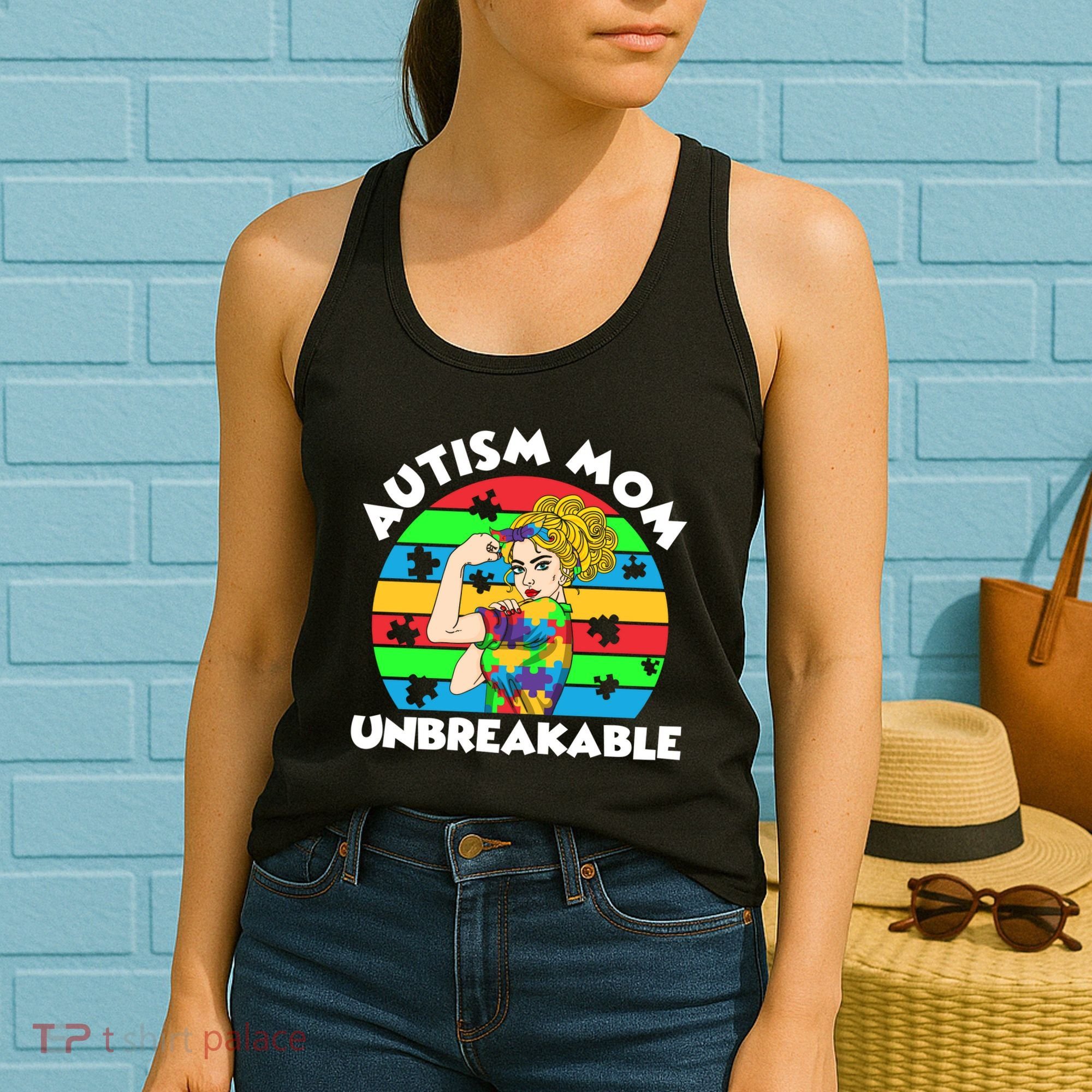 Autism Mom Unbreakable Women's Tank Top