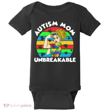 Autism Mom Unbreakable Baby Bodysuit