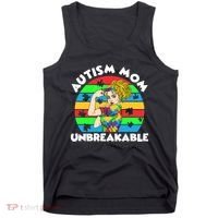 Autism Mom Unbreakable Tank Top thumb 0