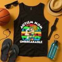 Autism Mom Unbreakable Tank Top thumb 4