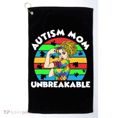 Autism Mom Unbreakable Golf Towel