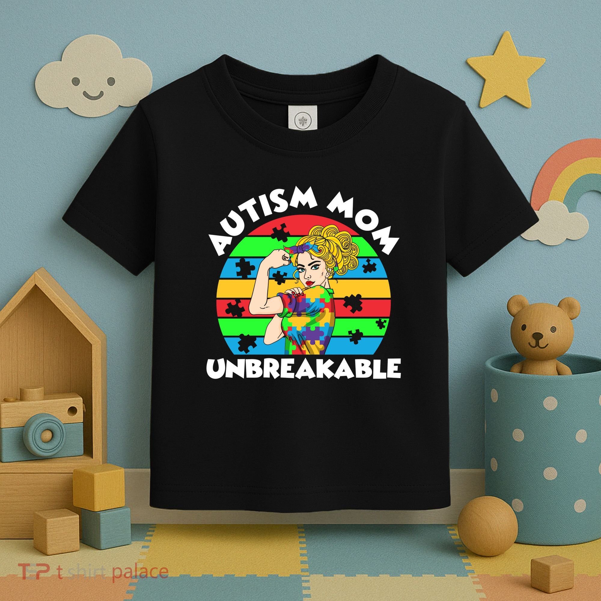 Autism Mom Unbreakable Toddler T-Shirt