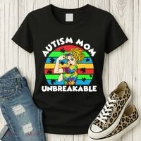 Autism Mom Unbreakable Women's T-Shirt thumb 3
