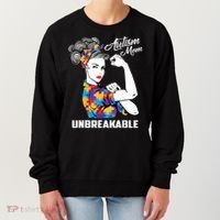 Autism Mom Unbreakable  Autism Awareness Gift  Women's Sweatshirt thumb 0