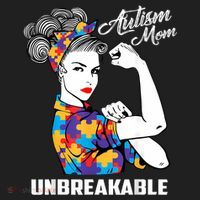 Autism Mom Unbreakable  Autism Awareness Gift  Women's Sweatshirt thumb 2