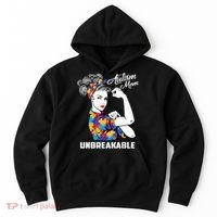 Autism Mom Unbreakable  Autism Awareness Gift  Hoodie thumb 0