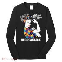 Autism Mom Unbreakable  Autism Awareness Gift  Long Sleeve Shirt thumb 0