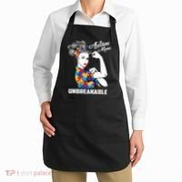 Autism Mom Unbreakable  Autism Awareness Gift  Apron thumb 2