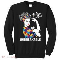 Autism Mom Unbreakable  Autism Awareness Gift  Sweatshirt thumb 0
