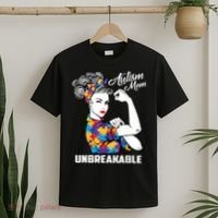 Autism Mom Unbreakable  Autism Awareness Gift  T-Shirt thumb 2