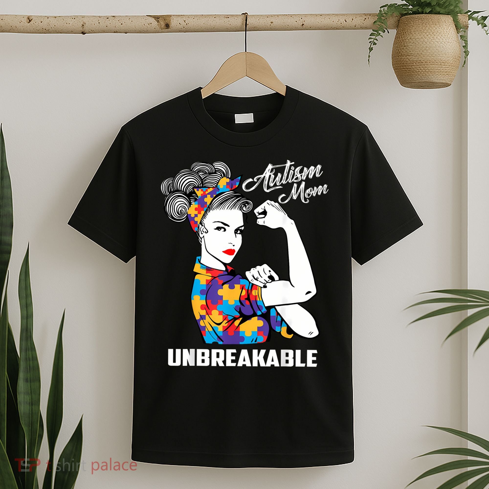 Autism Mom Unbreakable  Autism Awareness Gift  T-Shirt