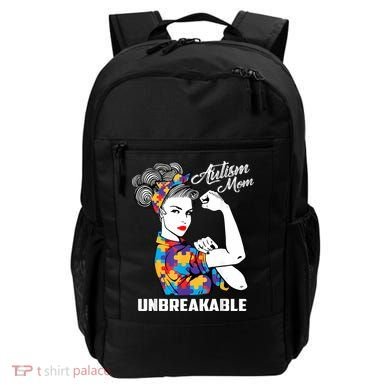 Autism Mom Unbreakable  Autism Awareness Gift  Backpack