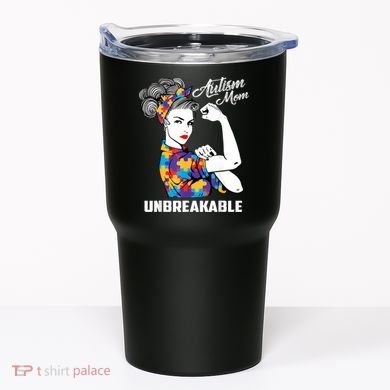Autism Mom Unbreakable  Autism Awareness Gift  Tumbler
