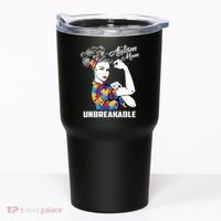 Autism Mom Unbreakable  Autism Awareness Gift  Tumbler thumb 0