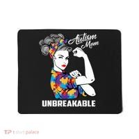 Autism Mom Unbreakable  Autism Awareness Gift  Mousepad thumb 0
