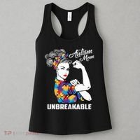 Autism Mom Unbreakable  Autism Awareness Gift  Women's Tank Top thumb 3