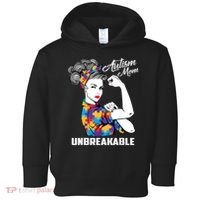 Autism Mom Unbreakable  Autism Awareness Gift  Toddler Hoodie thumb 0