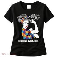 Autism Mom Unbreakable  Autism Awareness Gift  Women's T-Shirt thumb 0