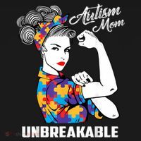 Autism Mom Unbreakable  Autism Awareness Gift  Kids Hoodie thumb 5