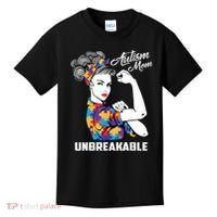 Autism Mom Unbreakable  Autism Awareness Gift  Kids T-Shirt thumb 0