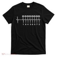 American Muscle V 8 Car Engine 18436572 Heart Beat Ecg T-Shirt thumb 0