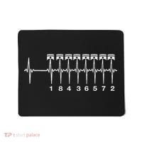 American Muscle V 8 Car Engine 18436572 Heart Beat Ecg Mousepad thumb 0