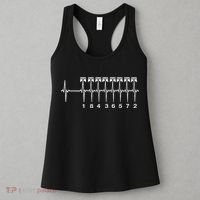 American Muscle V 8 Car Engine 18436572 Heart Beat Ecg Women's Tank Top thumb 3